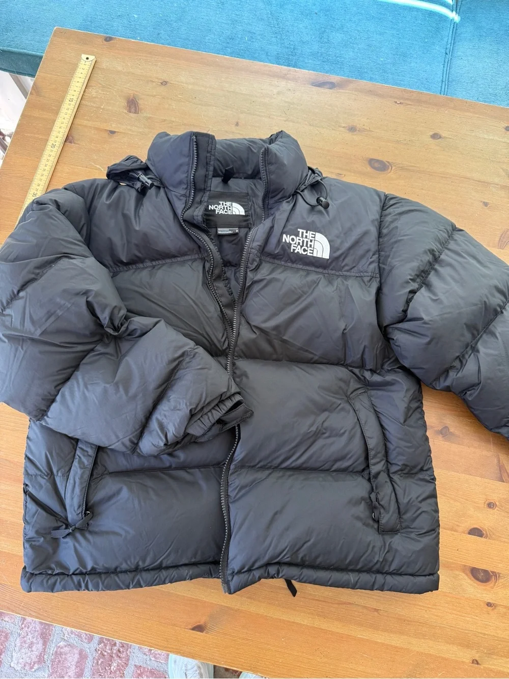 Mens Large North Face 1996 Retro Nuptse Black Insulated Puffer Jacket